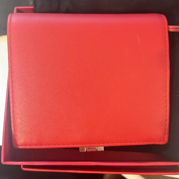 Strathberry small wallet Melville Red - Picture 3 of 12